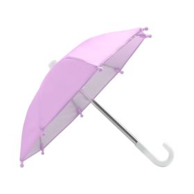 Motorcycle Bicycle Mobile Phone Holder Umbrella, Portable Waterproof Anti-permeability Mini Umbrella Smartphone Motorcycle Decoration Accessories (Color: Pink)