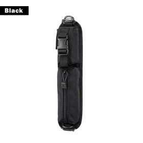Tactical Molle Accessory Bag For Men And Women; Multi-Purpose Wear -resistant Backpack Shoulder Bag With Adjustable Strap For Outdoor Hunting Cam (Color: black)