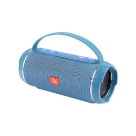 TG116C 40W TWS Outdoor Waterproof Portable High Power Bluetooth Speaker Wireless Sound Column Subwoofer Music Center 3D Stereo R (Color: Blue, Ships From: China)