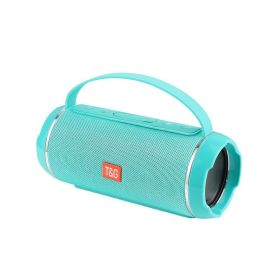 TG116C 40W TWS Outdoor Waterproof Portable High Power Bluetooth Speaker Wireless Sound Column Subwoofer Music Center 3D Stereo R (Color: Green, Ships From: China)