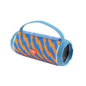 TG116C 40W TWS Outdoor Waterproof Portable High Power Bluetooth Speaker Wireless Sound Column Subwoofer Music Center 3D Stereo R (Color: Yellow blue, Ships From: China)