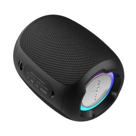 S53 Mini Bluetooth Speaker Portable Wireless Column Waterproof HIFI Lossless Sound Quality Stereo Subwoofer Loudspeaker (Color: S53-Black, Ships From: China)