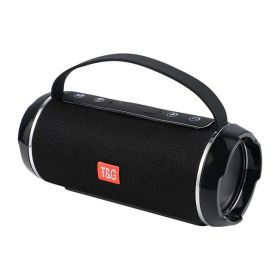 Wireless Powerful Bluetooth Speaker Box Outdoor Speakers Subwoofer Music Center BoomBox 3D Stereo Radio (Color: black)