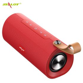 S30 Wireless Bluetooth Speaker HIFI Portable Speakers Stereo Bass Sound Box Support TF Card; TWS; AUX; USB Flash Drive (Color: S30-Red, Ships From: China)