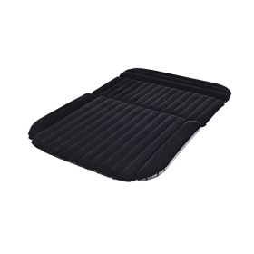 Auto Traveling Camping Air Backseat Mattress Travel Sleeping Pad (Color: black, Type: Sleeping Pad)